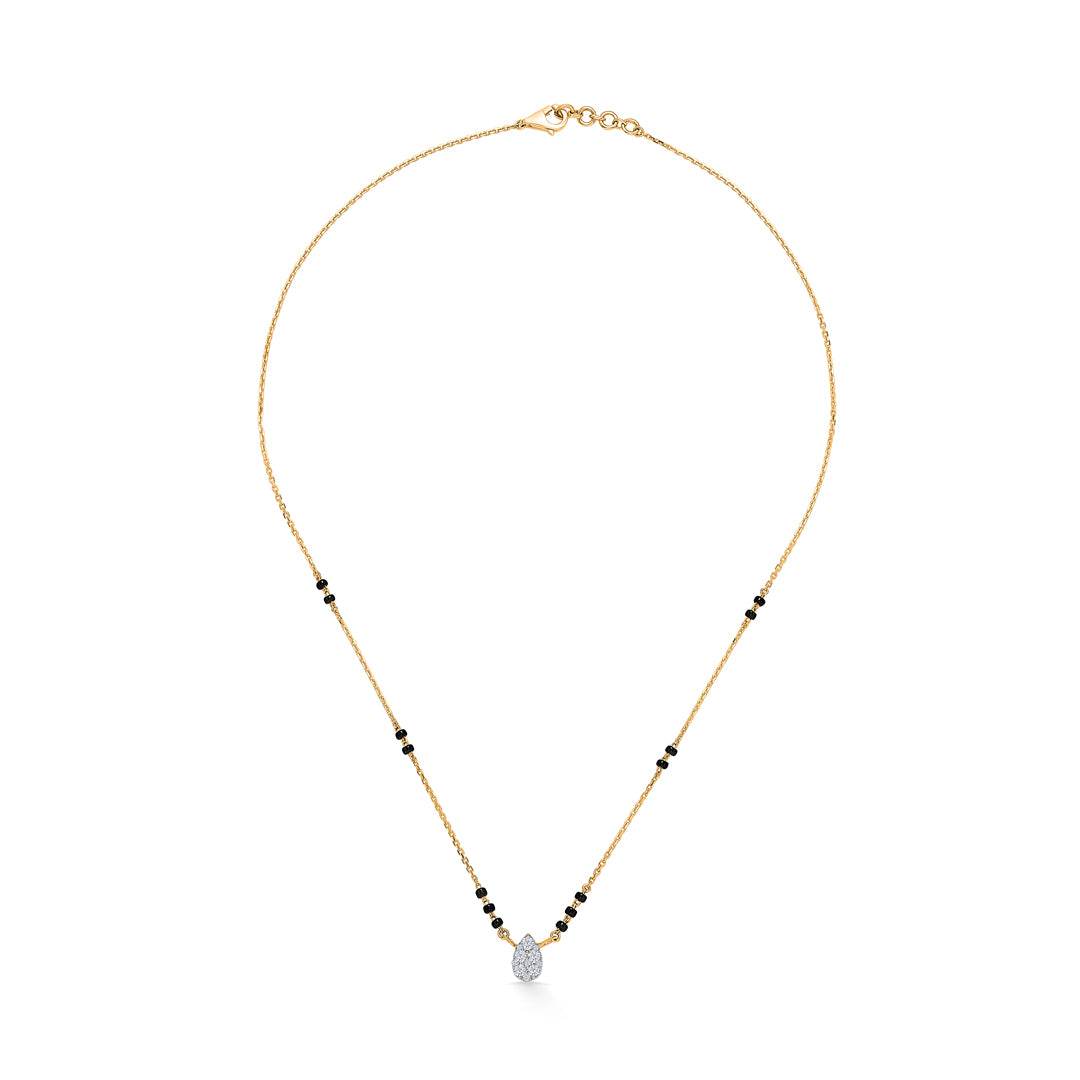 Modern Muse Gold & Diamond Modern Mangalsutra For Women