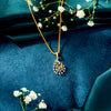Twinkling Blossom Classic Gold and DIA Pendant for Woman