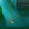 Shining Star Yellow Gold & Diamond Casual Pendant