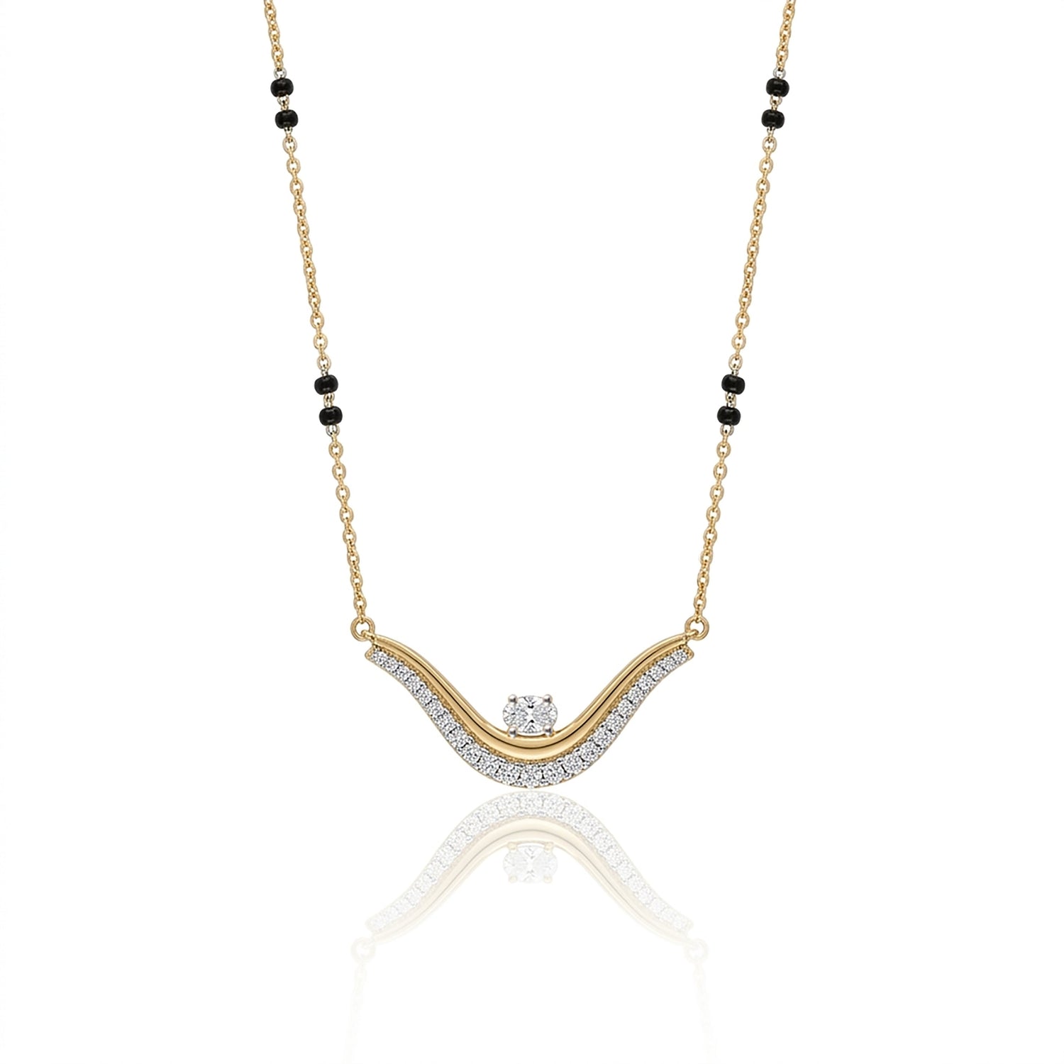 Regal Promise 9kt Diamond Mangalsutra