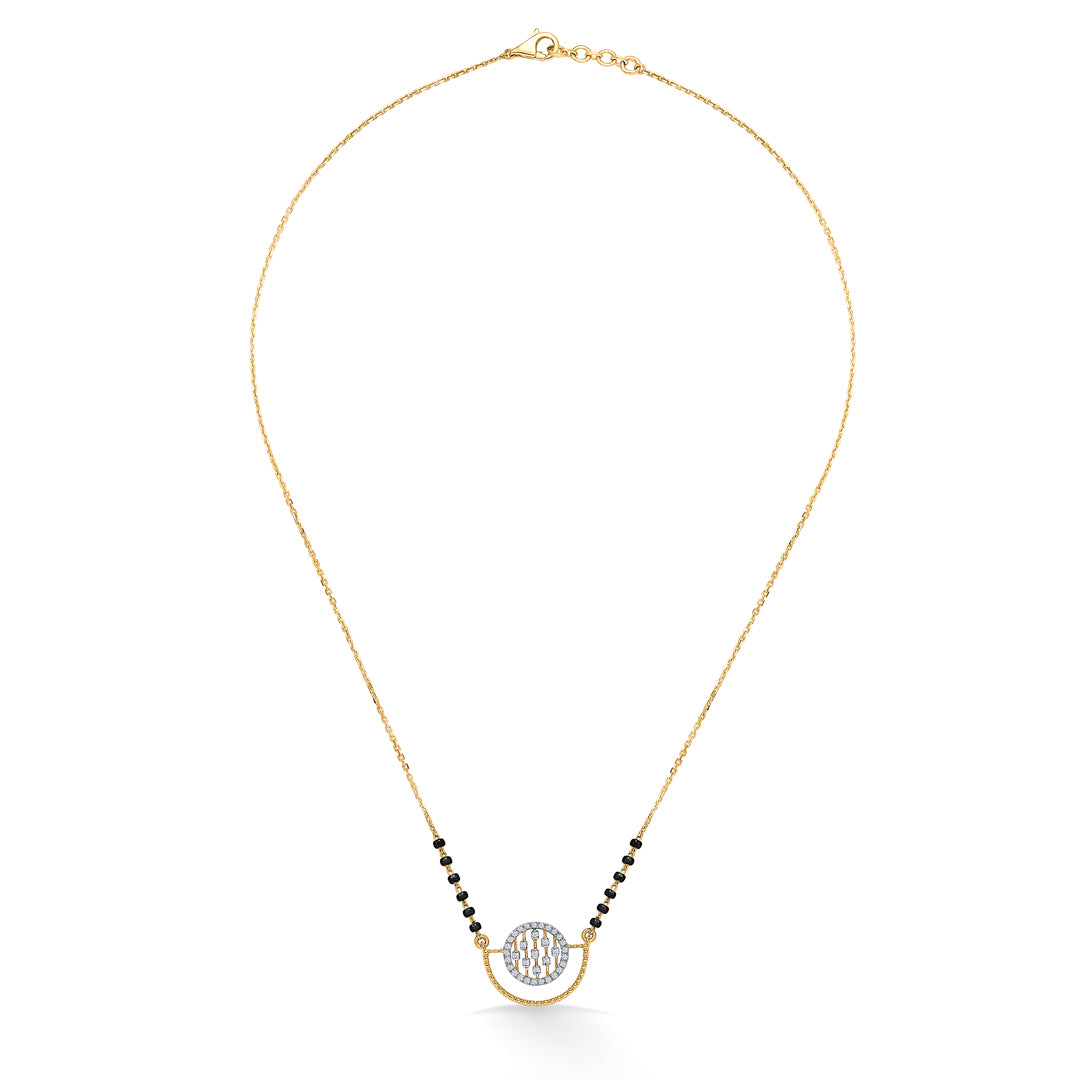 Cirque Bond Gold & Diamond Modern Mangalsutra For Women