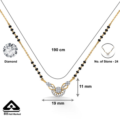 Ties of Tara Gold & Diamond Modern Mangalsutra