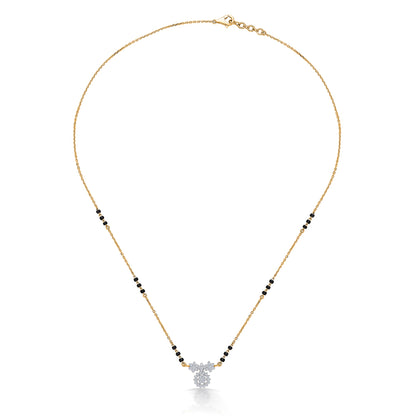 Trending Charm Gold & Diamond Modern Mangalsutra For Woman
