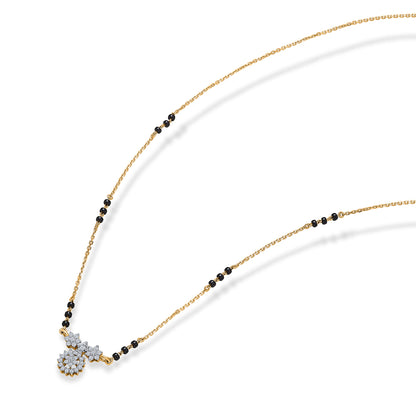 Trending Charm Gold & Diamond Modern Mangalsutra For Woman