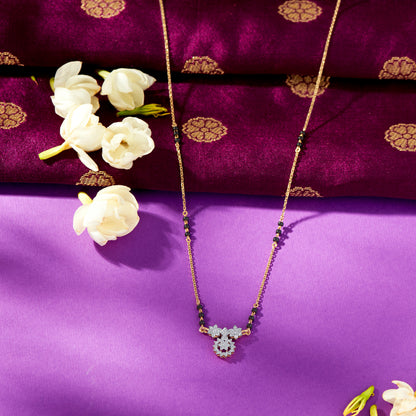 Trending Charm Gold & Diamond Modern Mangalsutra For Woman