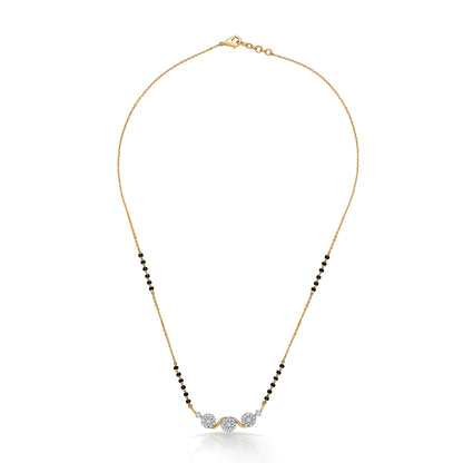 Emerald Promise Gold & Diamond Modern Mangalsutra