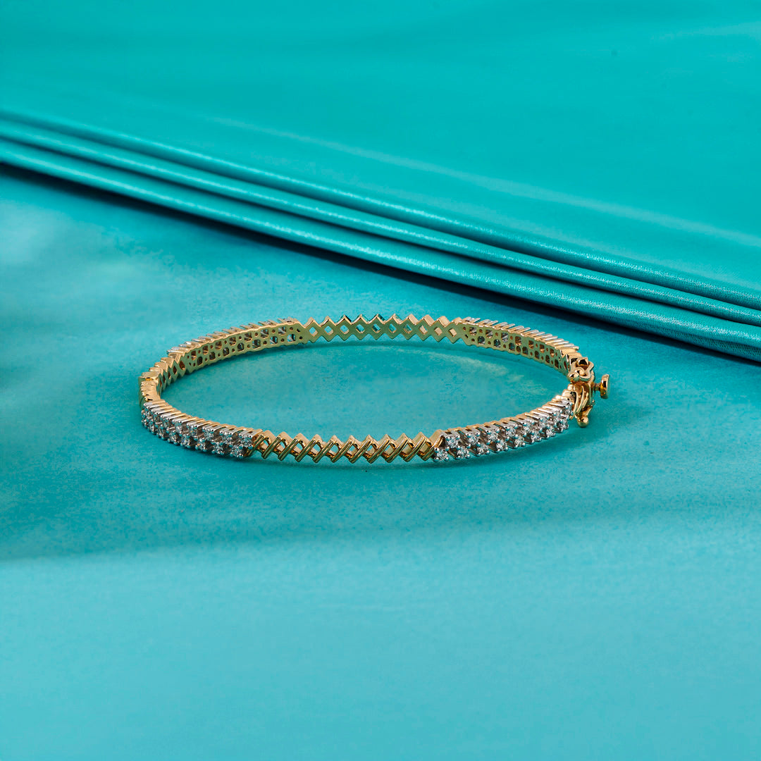Orna Gleam Diamond Bangle