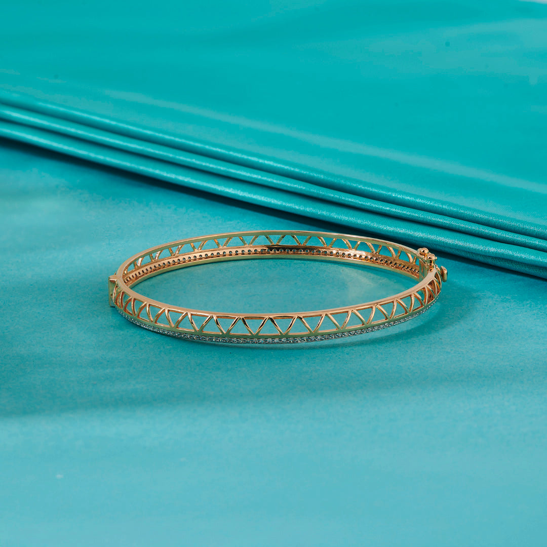 Aristo Line Diamond Bangle