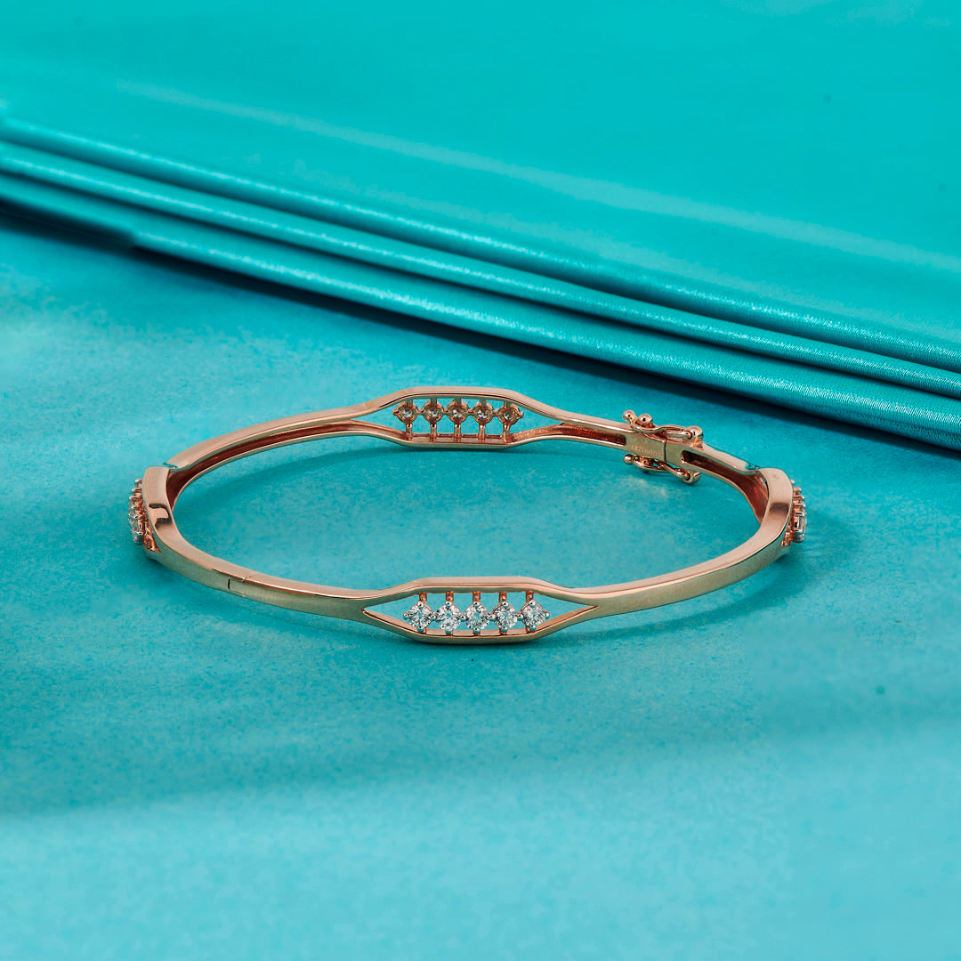 Veloura Weave Diamond Bangle