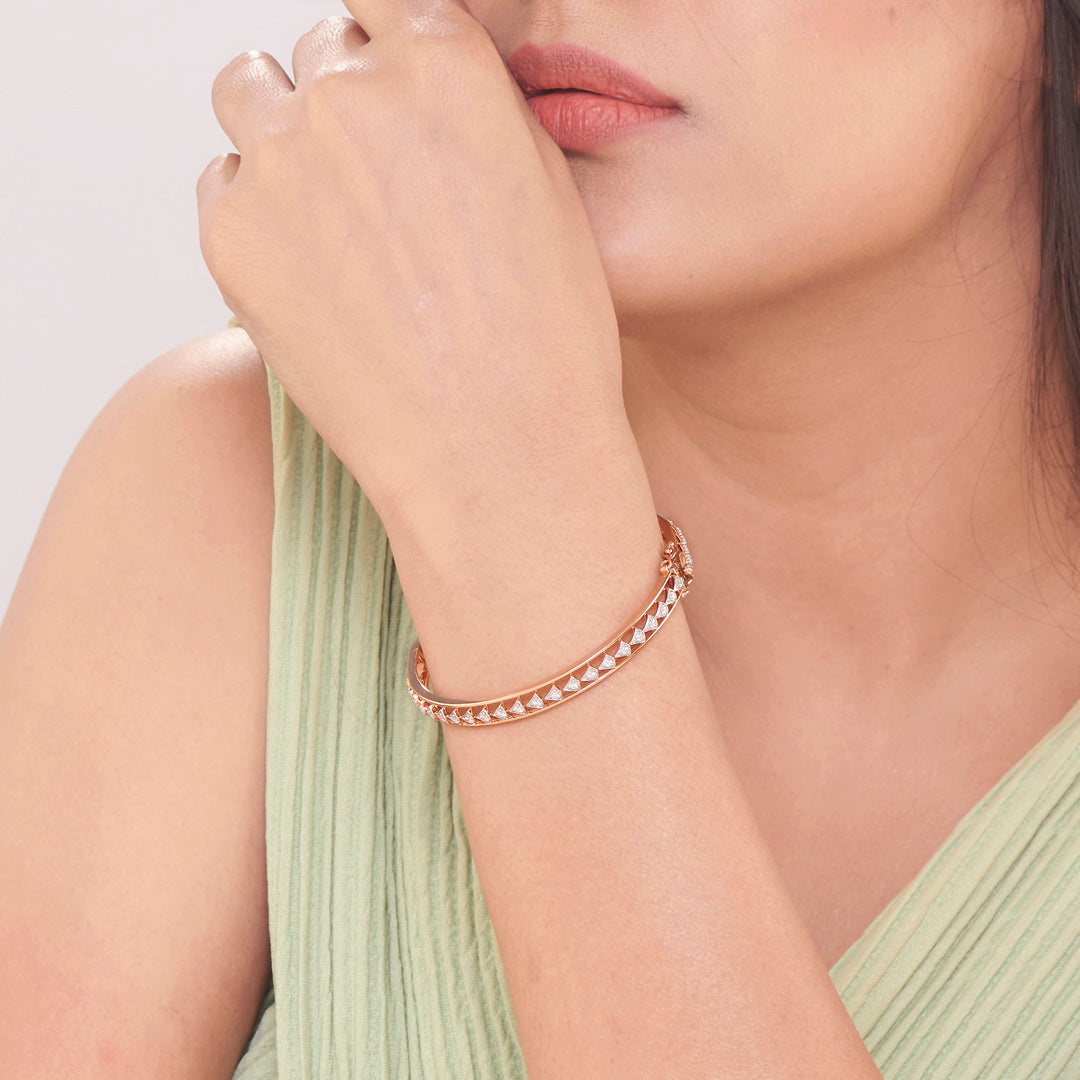 Stella Arc Diamond Bangle