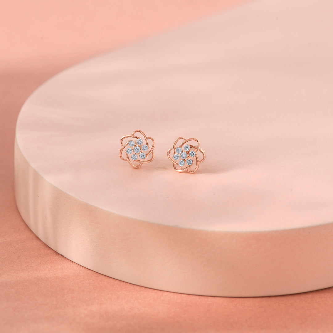 Bloomora Charm Diamond Earring
