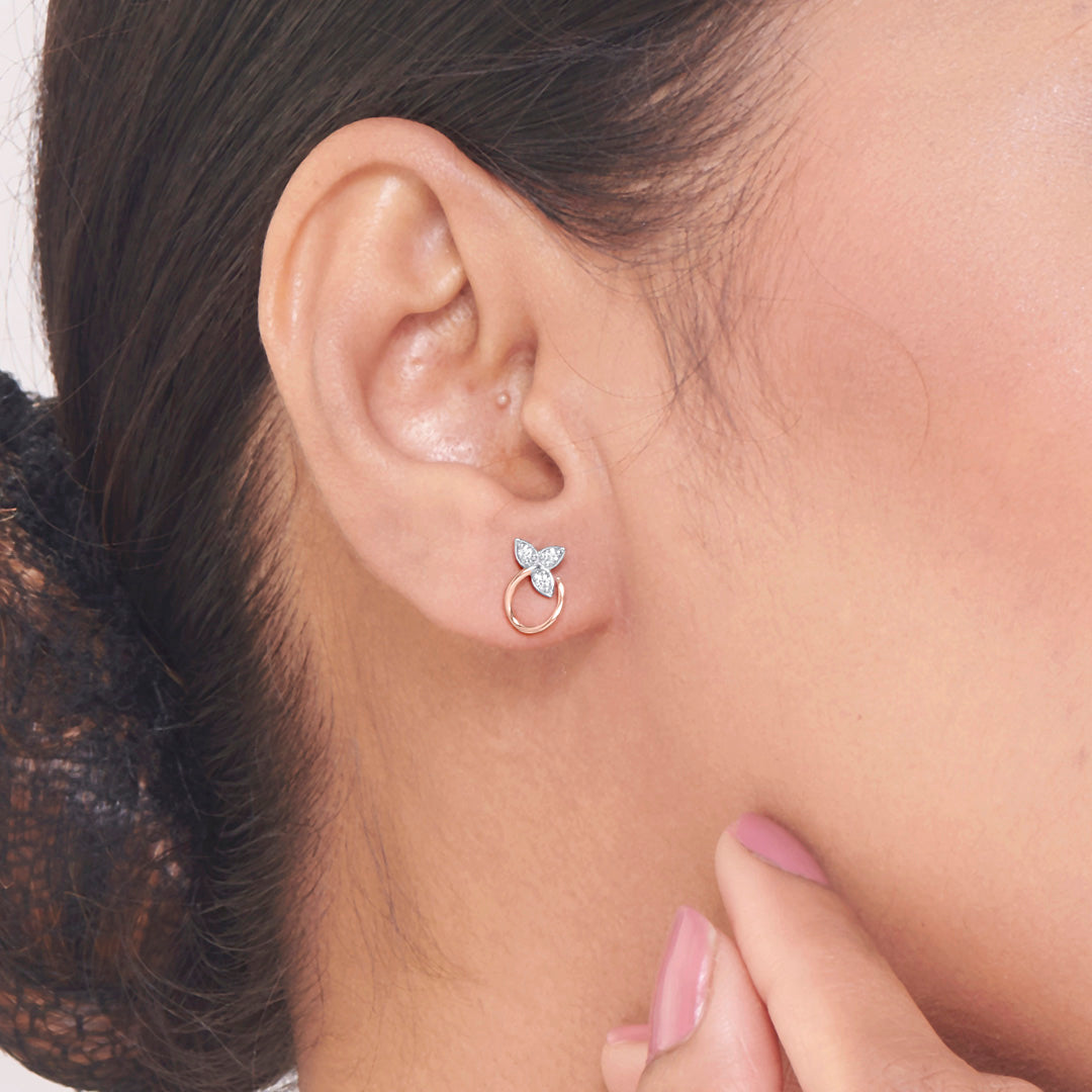 Orlisse Charm Diamond Earring