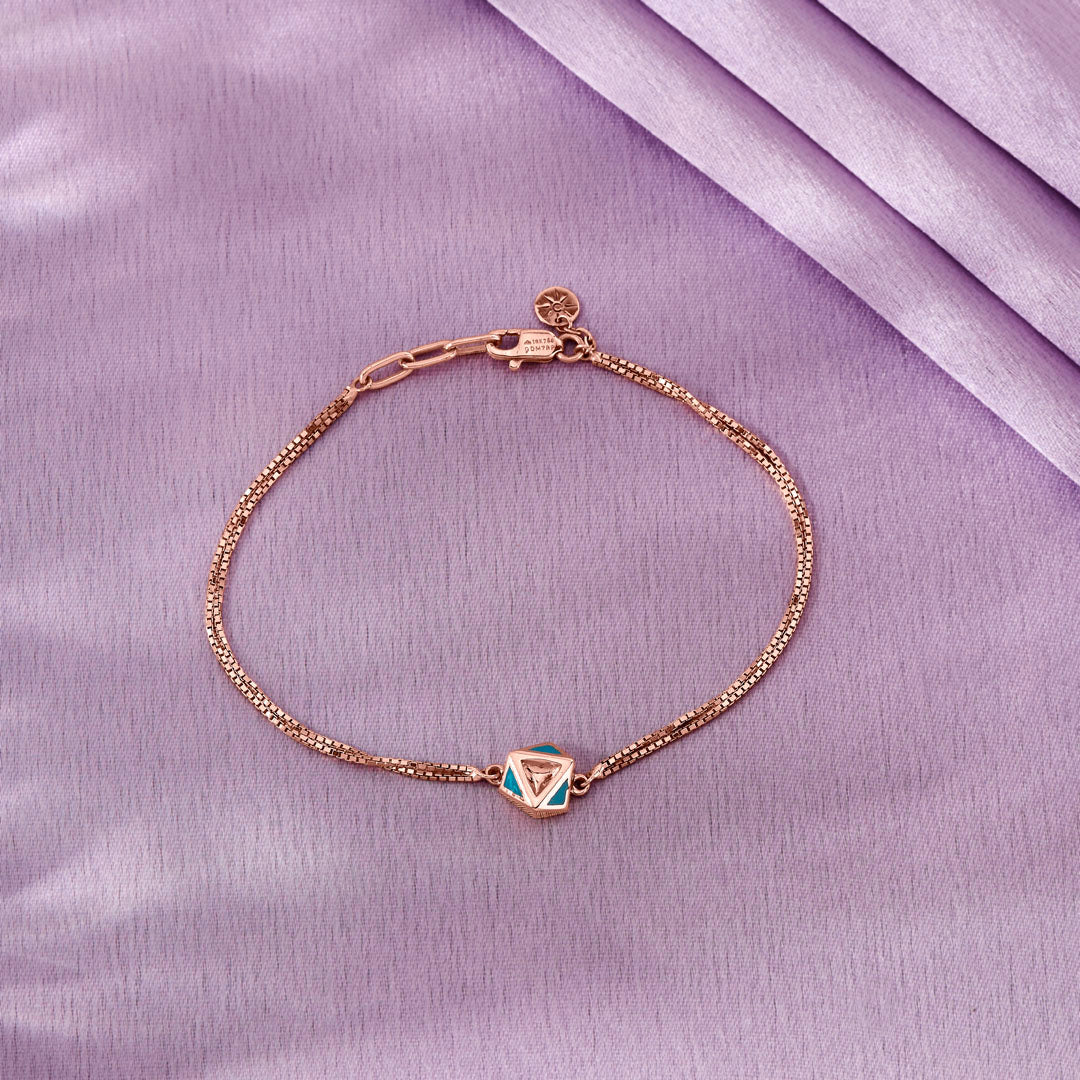 Sky Whirl Gold Bracelet for Her
