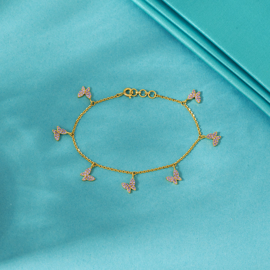 Wings of Grace Gold Bracelet for Her