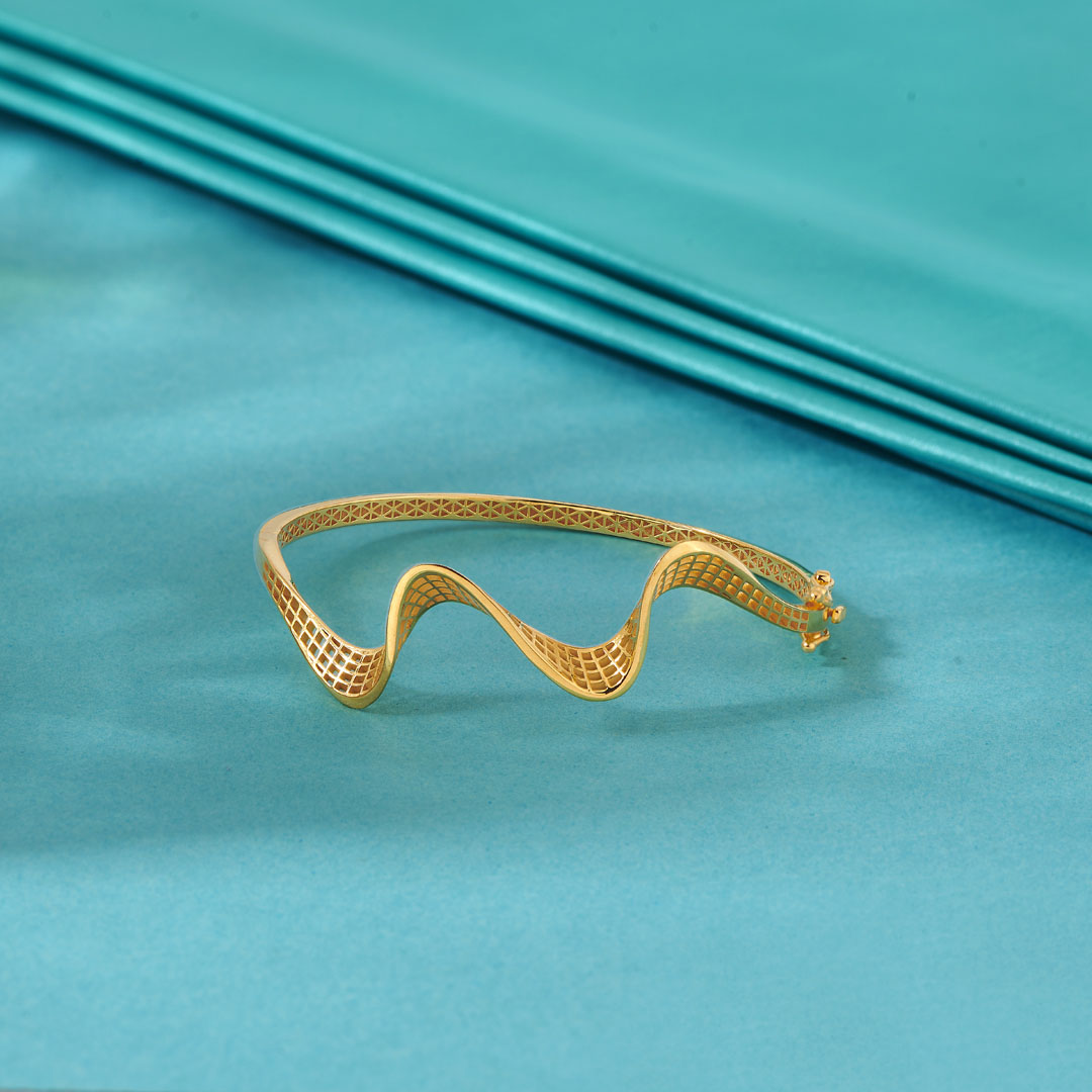 Arched Grace Gold Bracelet for Her