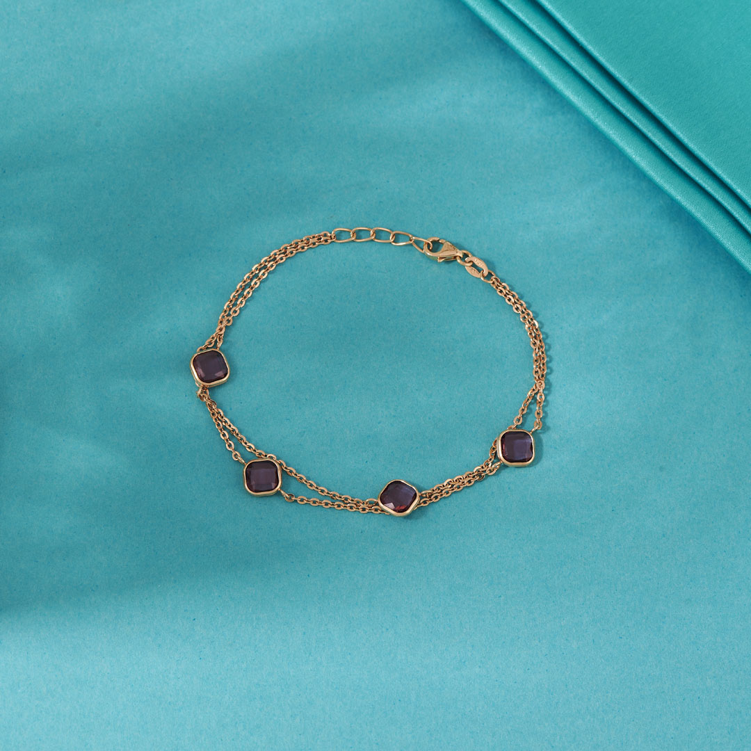 Nocturne Shine Flexible Gold Bracelet