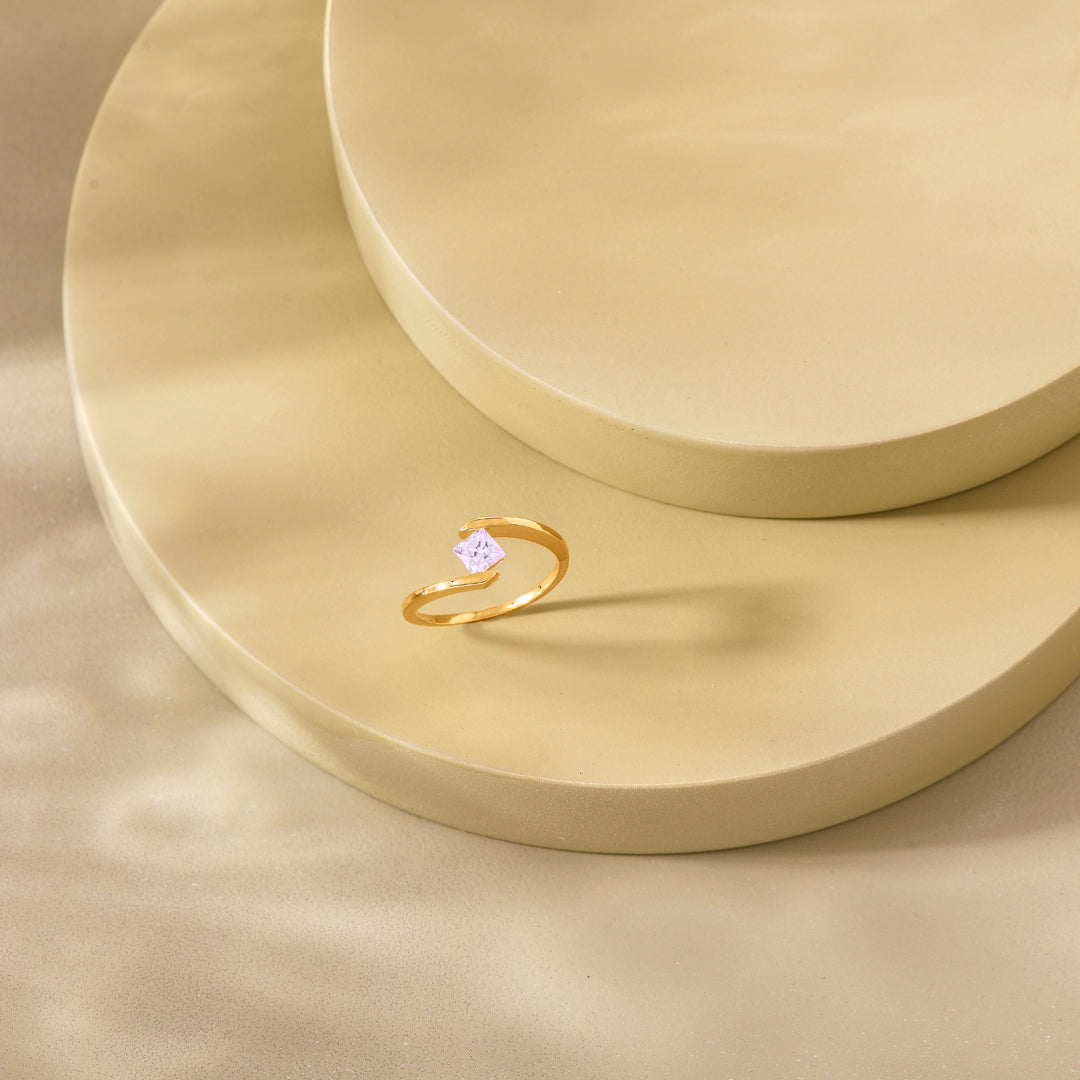 Bright Bound Gold Ring for Her