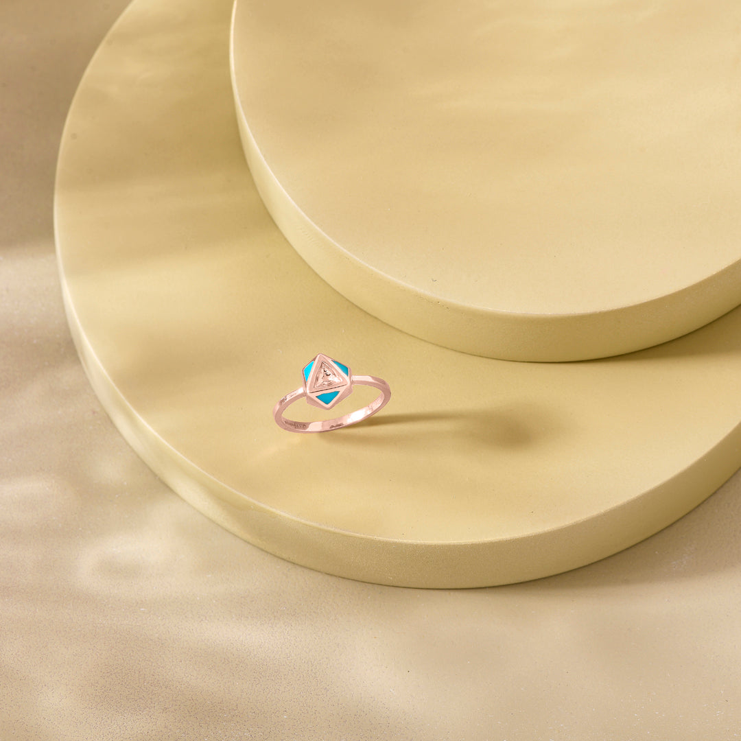 Shine Trace Gold Ring for Her