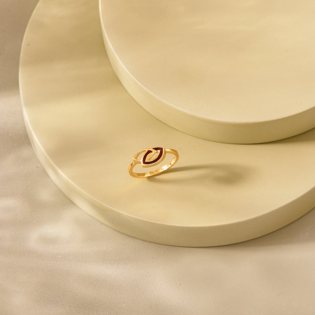 Nature Knot Gold Ring for Her