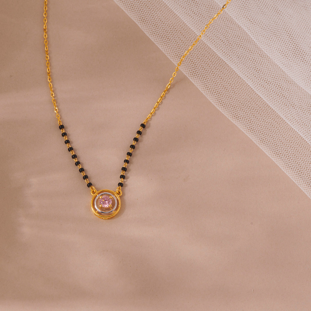 Peony Thread Gold Mangalsutra for Her