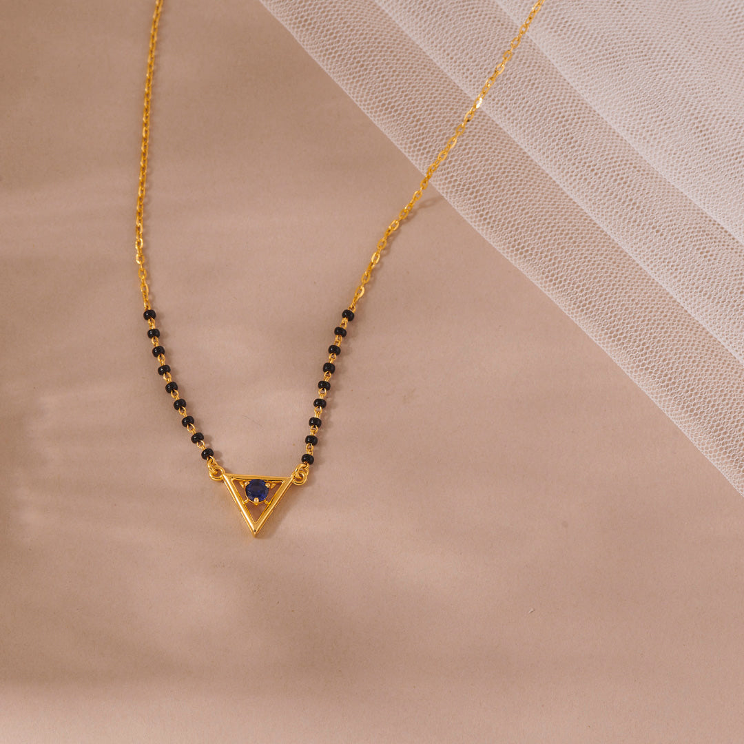 Midnight Edge Gold Mangalsutra for Her