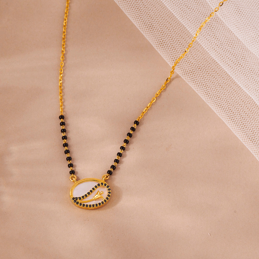Tied Together Gold Mangalsutra for Her