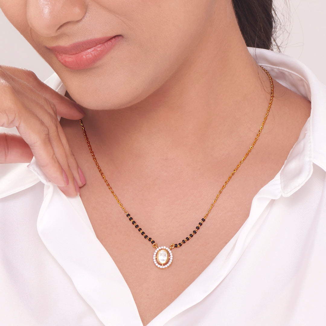 Knotted Souls Gold Mangalsutra for Her