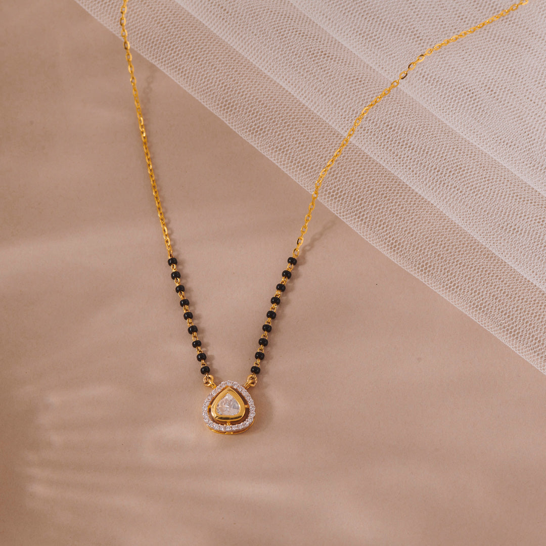 Together Woven Gold Mangalsutra for Her