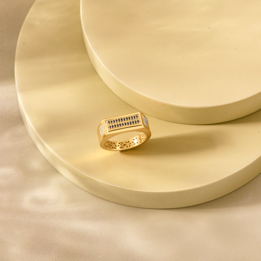 Sovereign Ban Men's Gold Ring