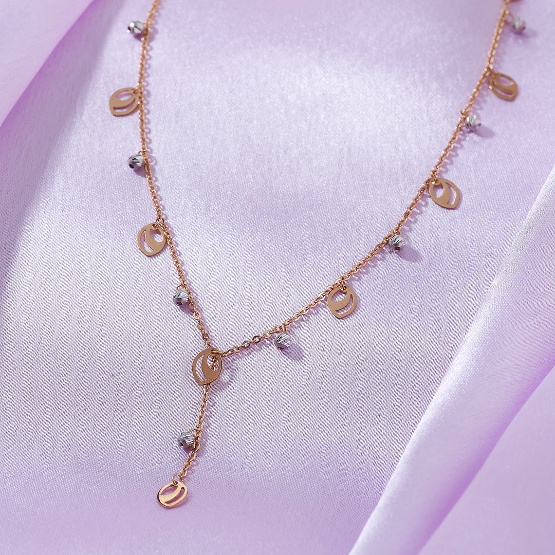 Grace & Beads Modern Gold Necklace