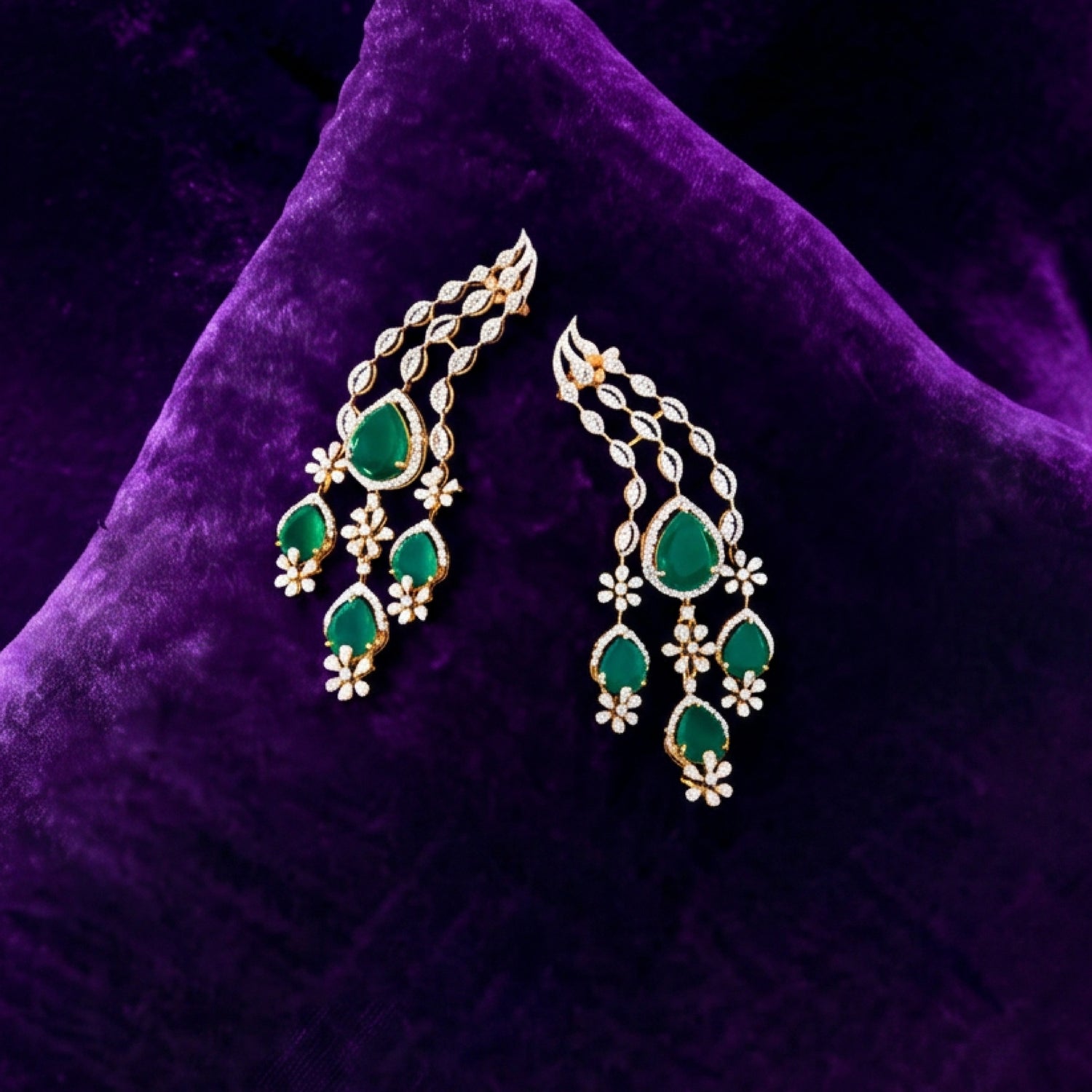Aarohi Pratha Diamond Earrings