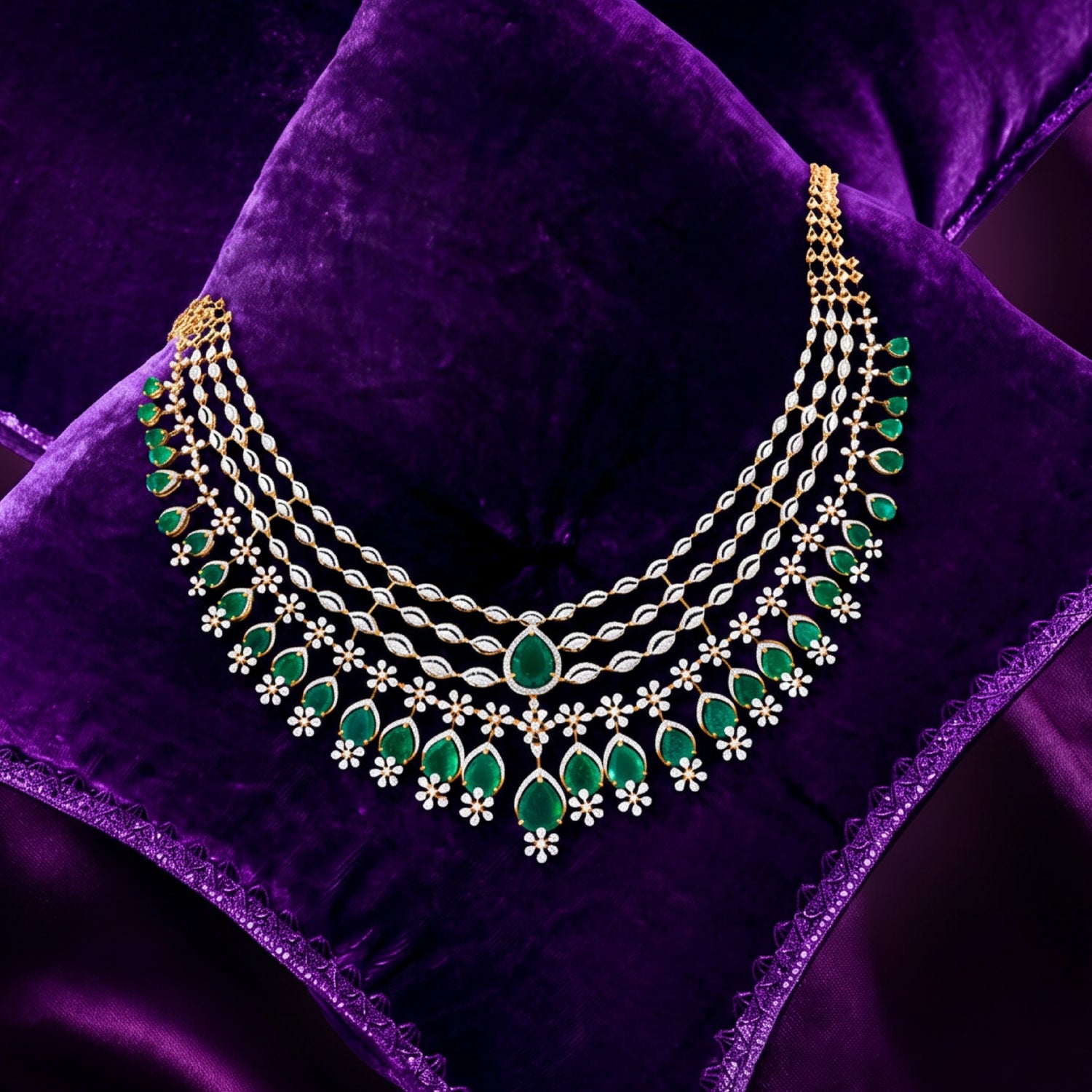 Samragyi Pratha Diamond Necklace