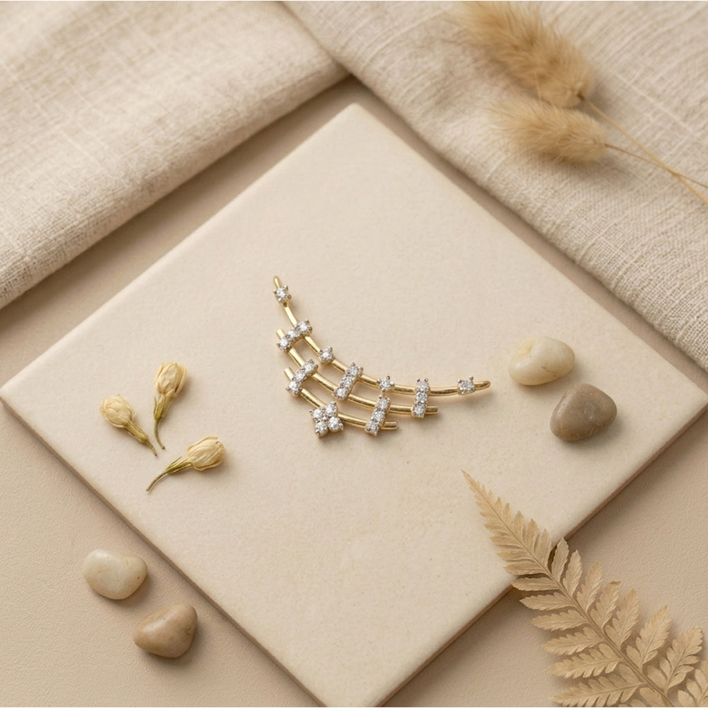 Studded Muse 9kt Diamond Mangalsutra Pendant