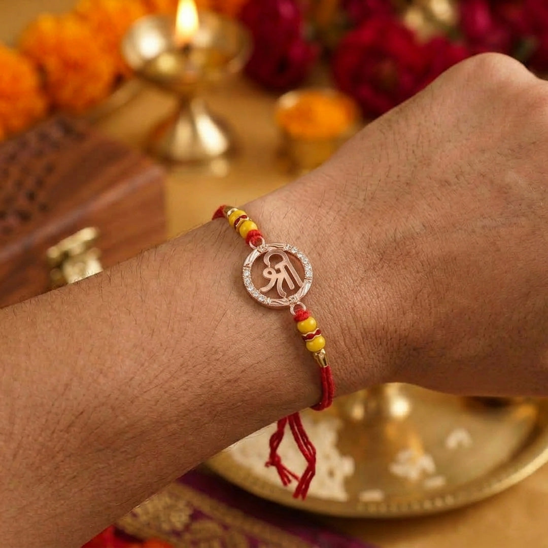 PNG Jewellers Shree Silver Rakhi For Men's