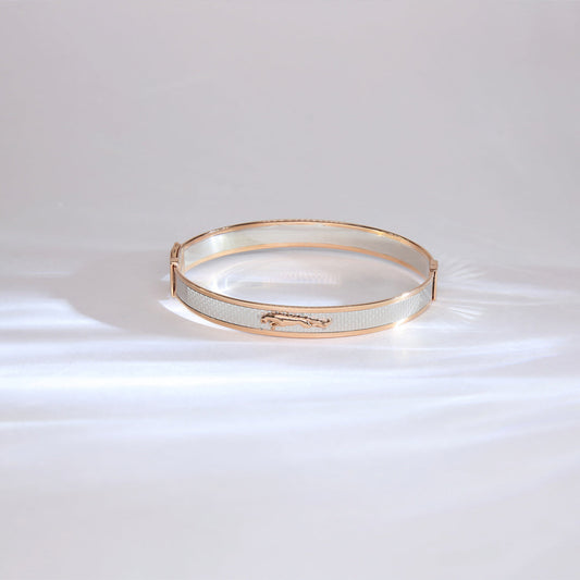 Noble Loop Kada Platinum Men's Bracelet