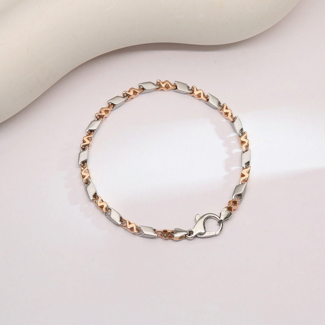 innerform links platinum mens bracelet