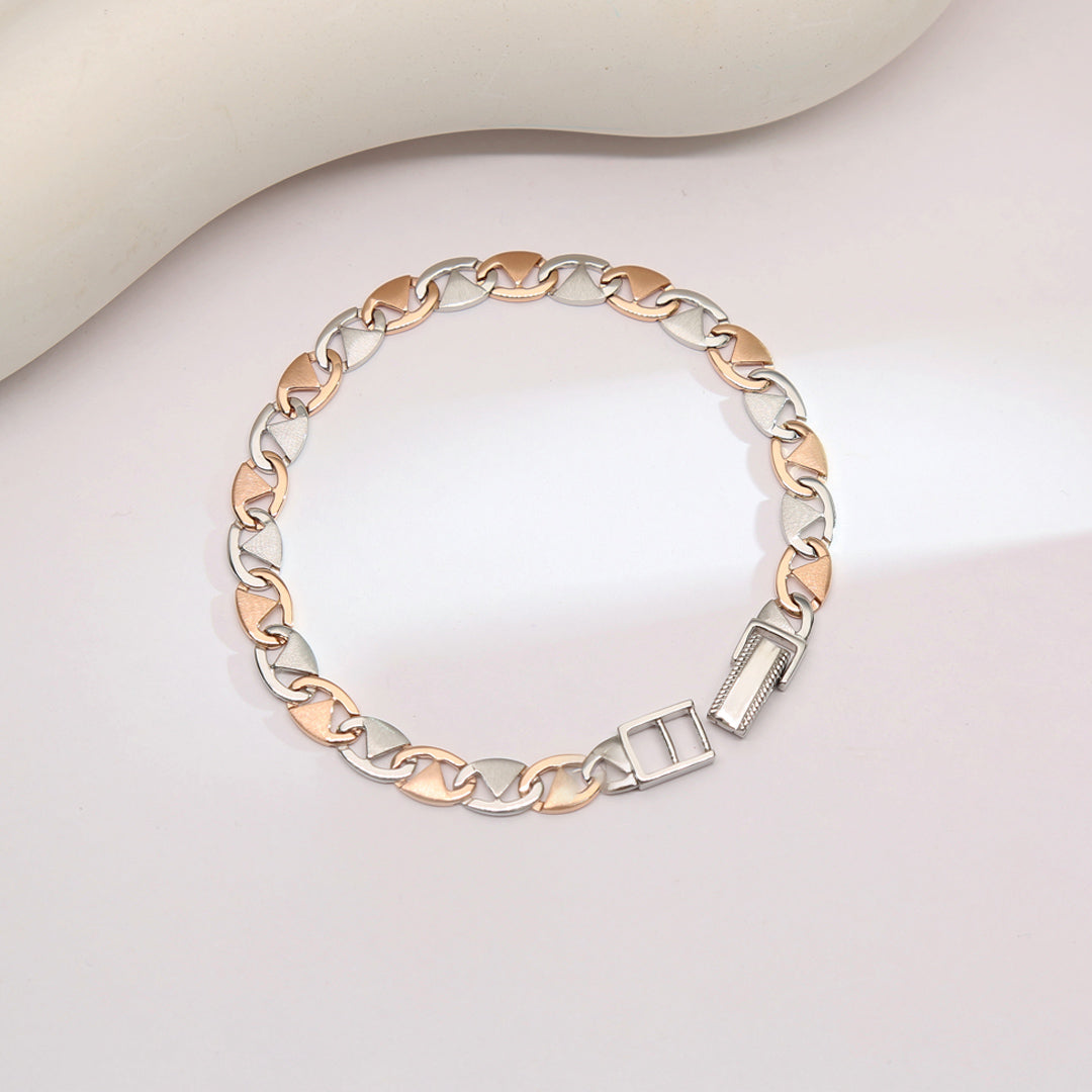 Monarch Links Platinum Men's Bracelet