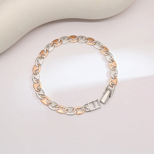 Monarch Links Platinum Men's Bracelet