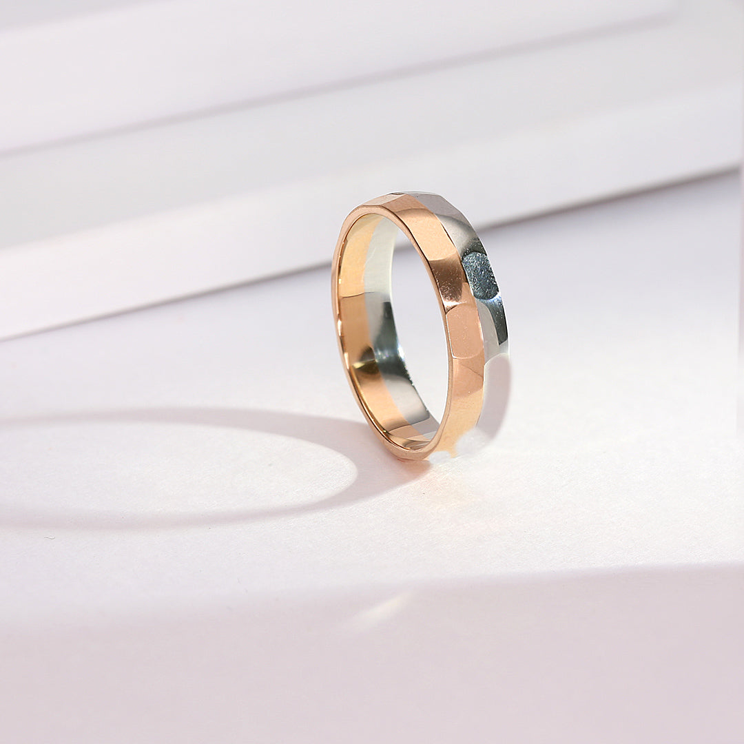 nova band platinum men's ring