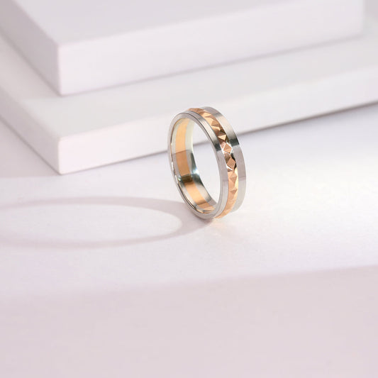 Sterling Rise Platinum Men's Ring