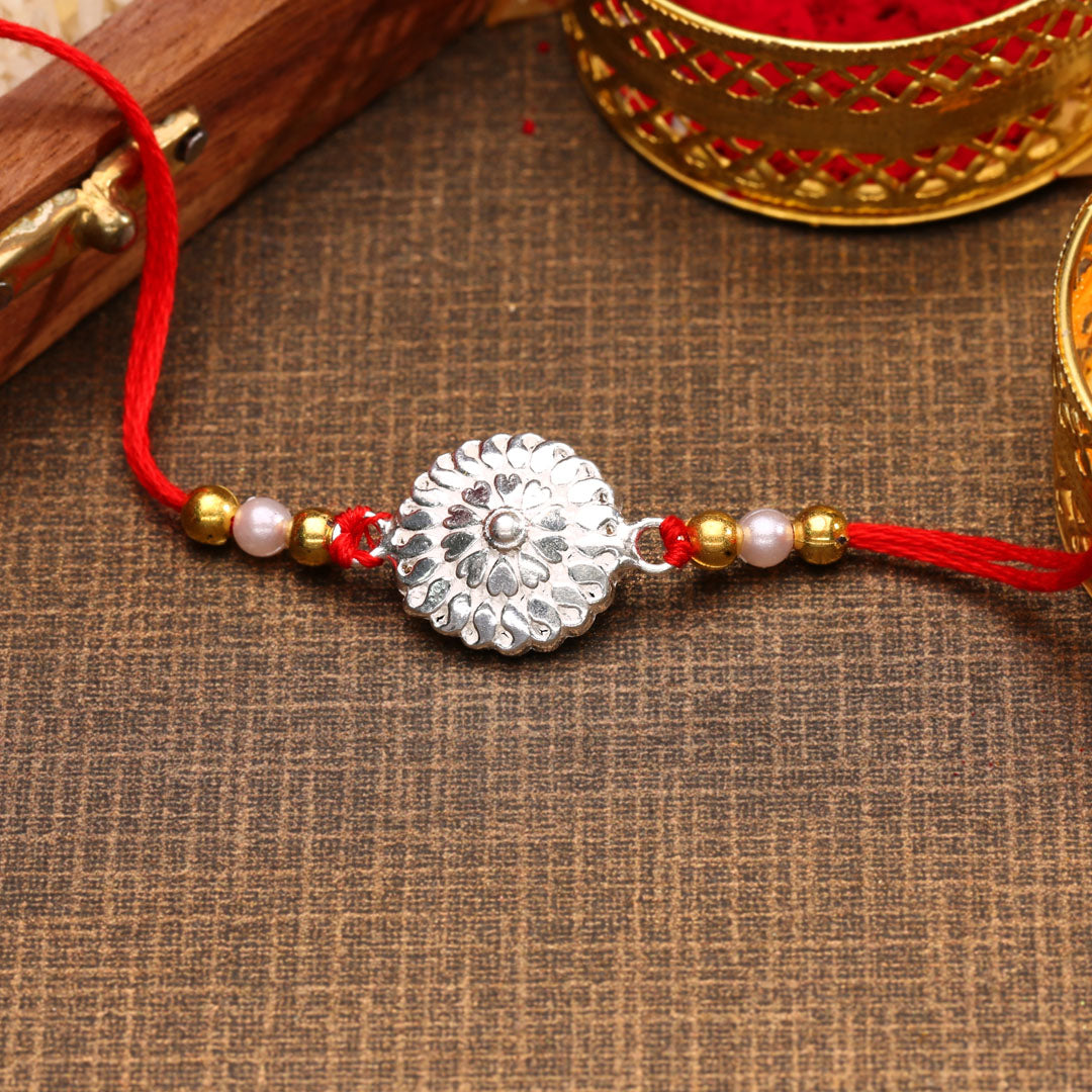 Silver Rakhi For Men's