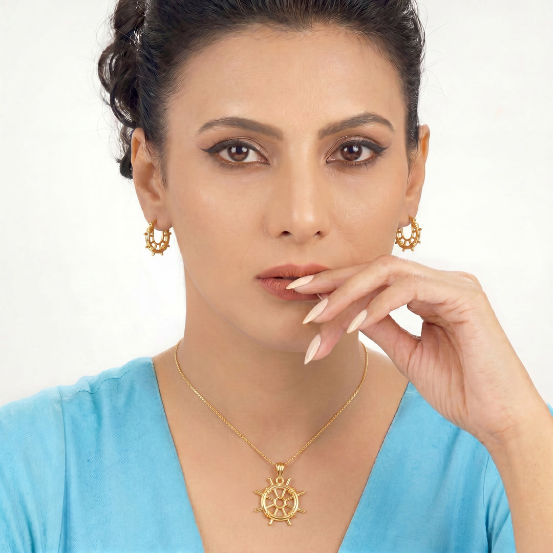 Deep Blue Ocean Collection Pendant Set