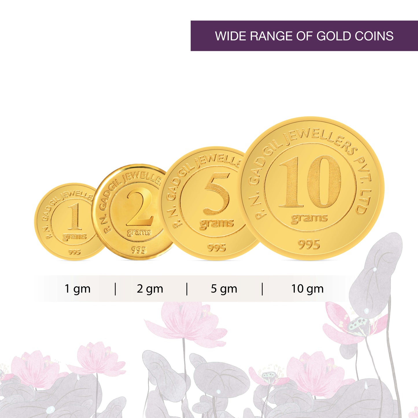 2 gram 24 kt (995) png gold coin