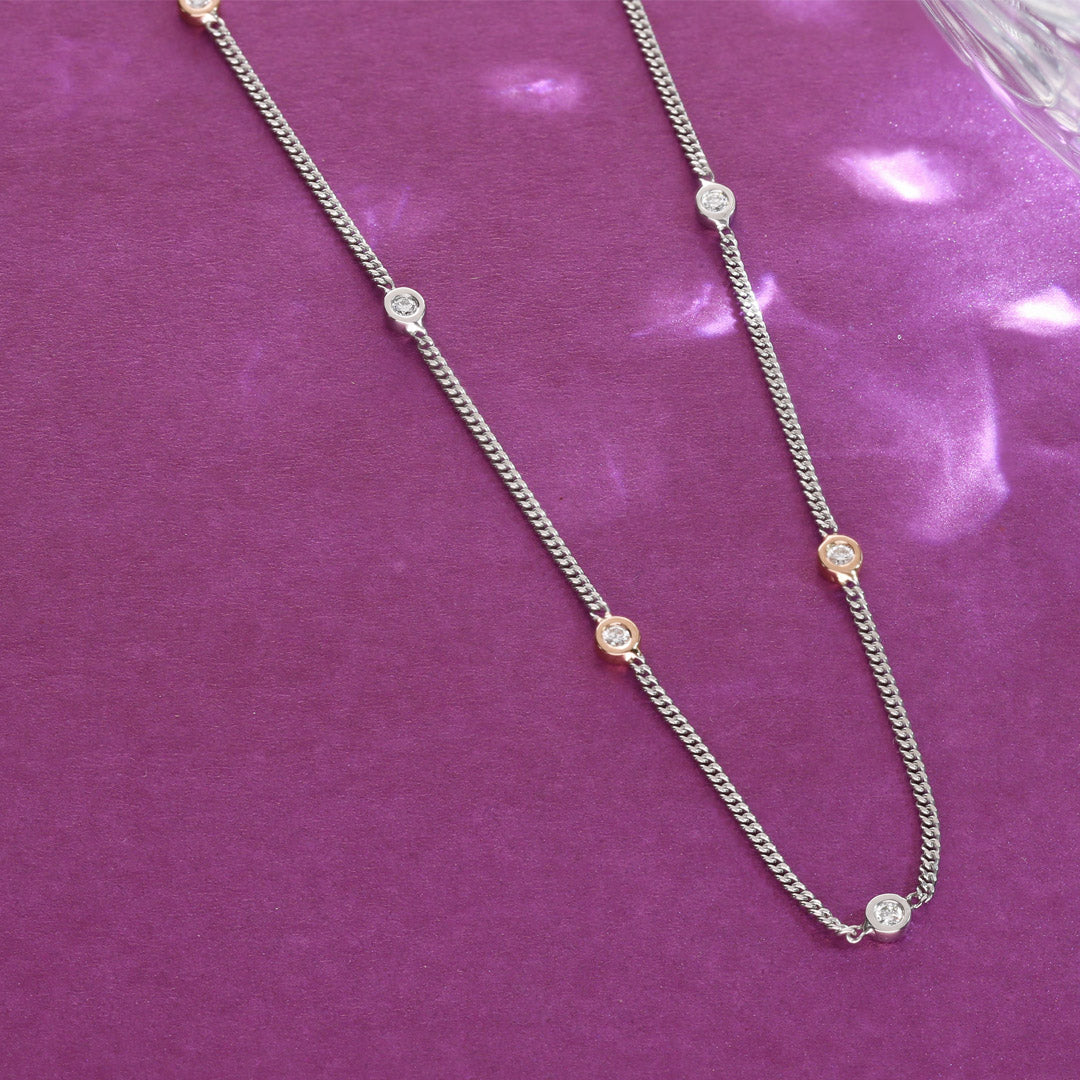 Linea Spark Platinum Necklace