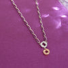Celestial Loop Platinum Necklace
