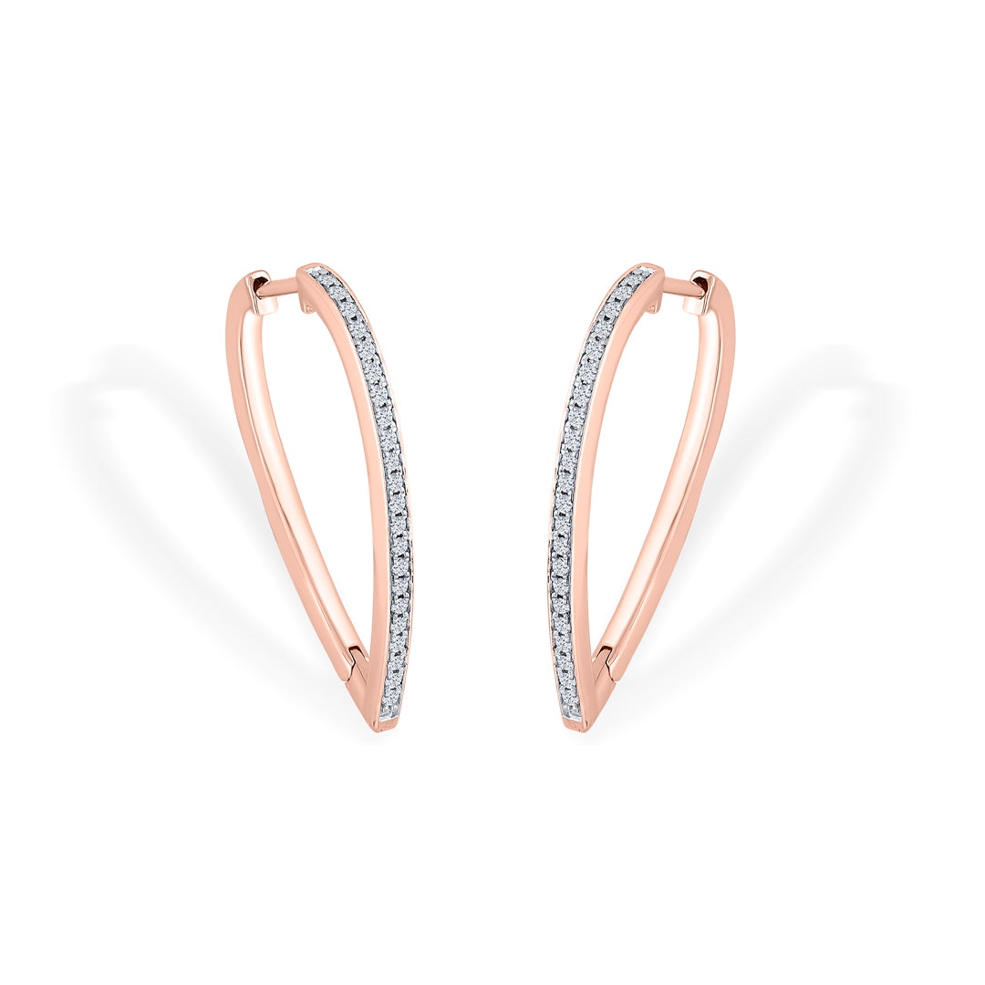 gilded sequence gold stud diamond earring for woman