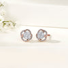 Majestic Sphere Rose Gold Stud Earring for Woman