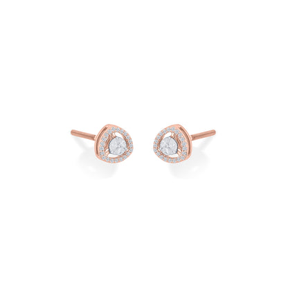 Cosmic Spark Gold Stud Diamond Earring for Woman