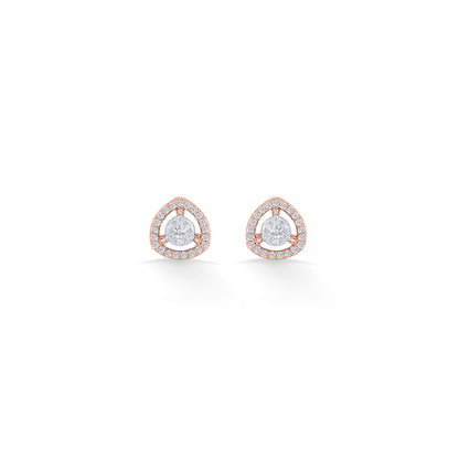 Cosmic Spark Gold Stud Diamond Earring for Women