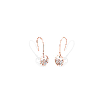 Endless Loops Gold & Diamond Drops & Dangler Earring For Women